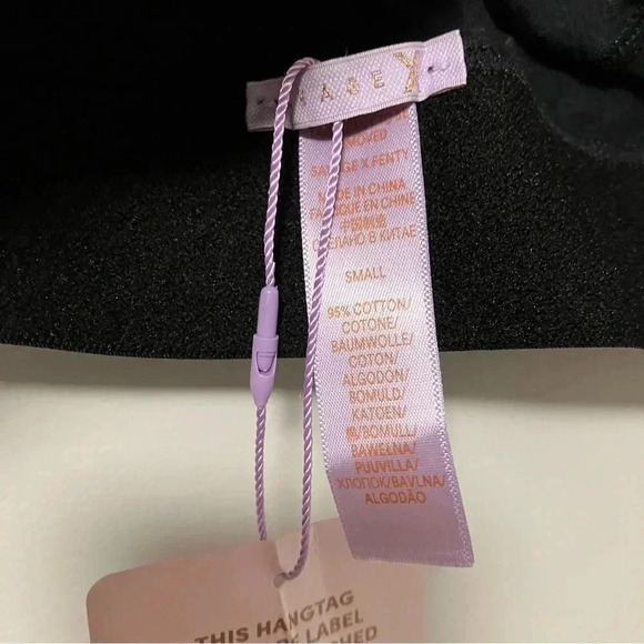 NWT Savage  X Fenty black grey bra - Picture 2 of 4